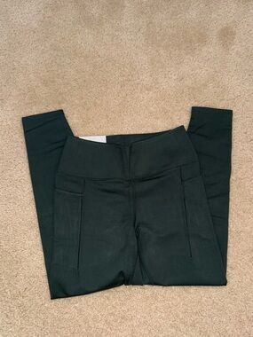 Danskin Women’s Dark Green High-Waist Leggings, Sz M, MWT